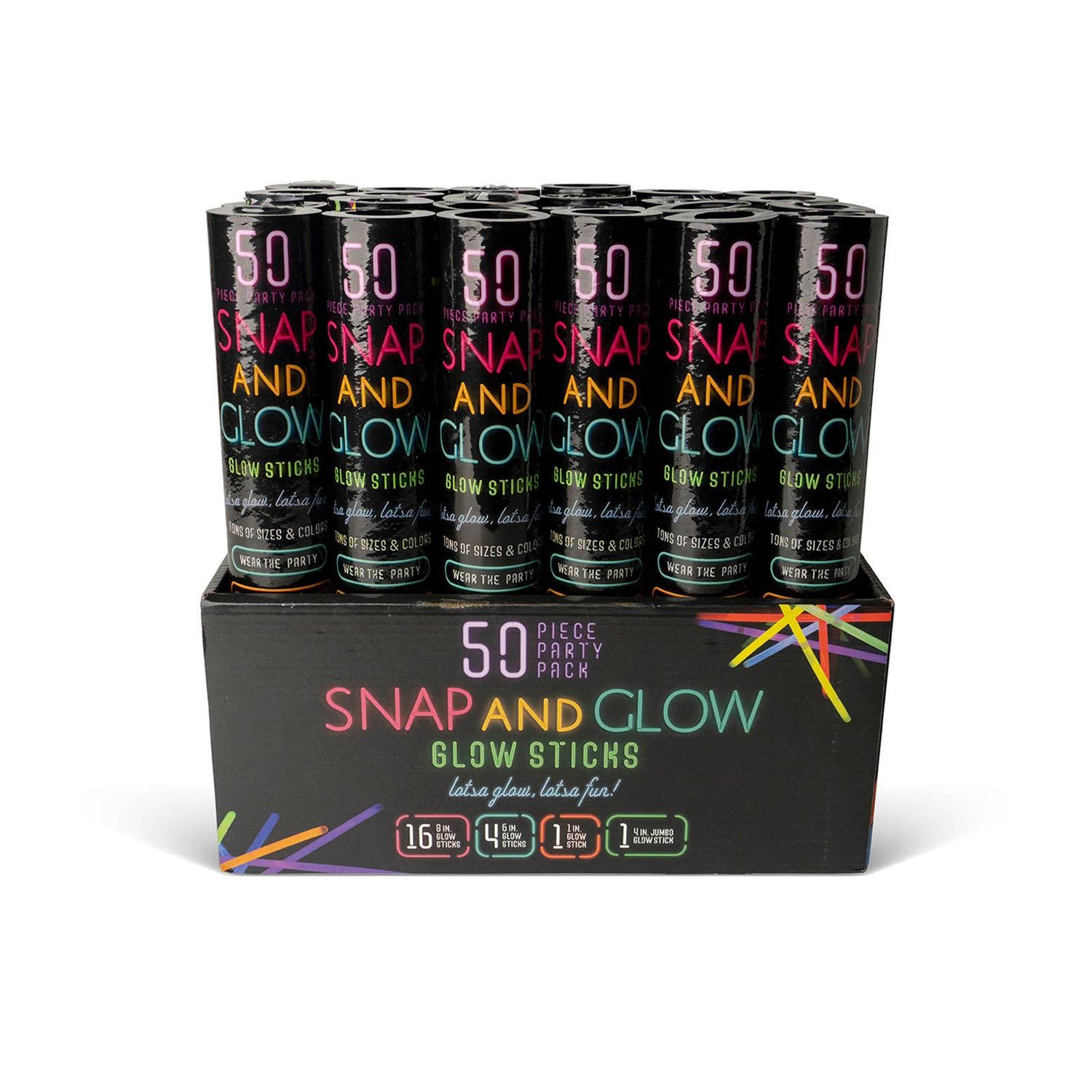 Glow Sticks 50 Pack