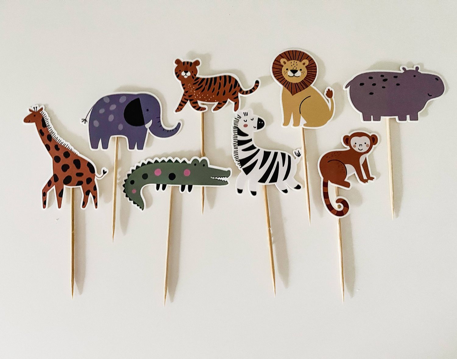 Safari Cupcake Toppers
