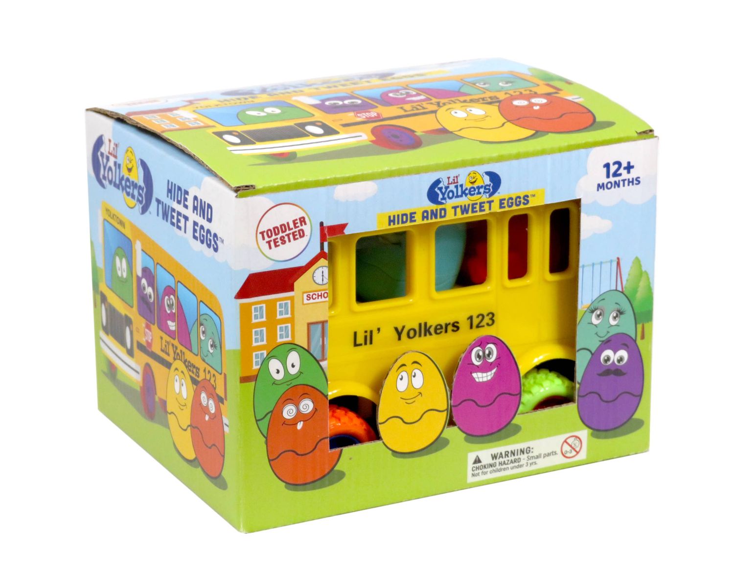 Lil Yolkers Bus with Hide and Tweet eggs