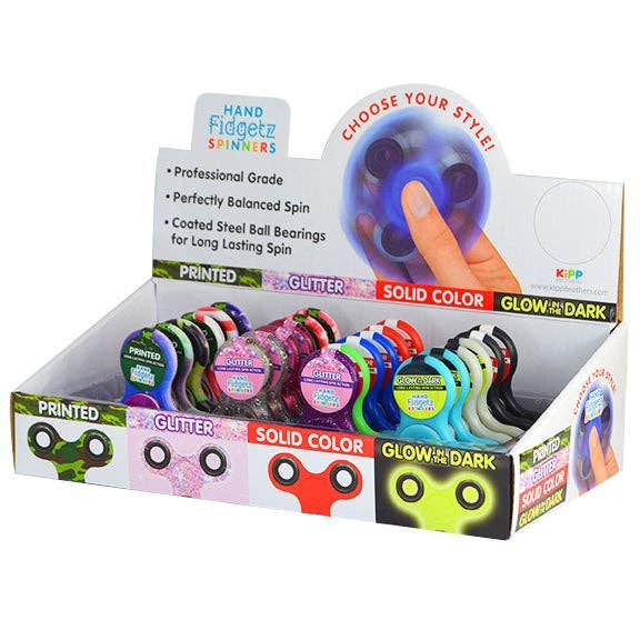 Fidget Spinner Sensory Toy Assortment- 24/Display