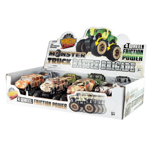 Friction Toy Car Monster Truck Assortment