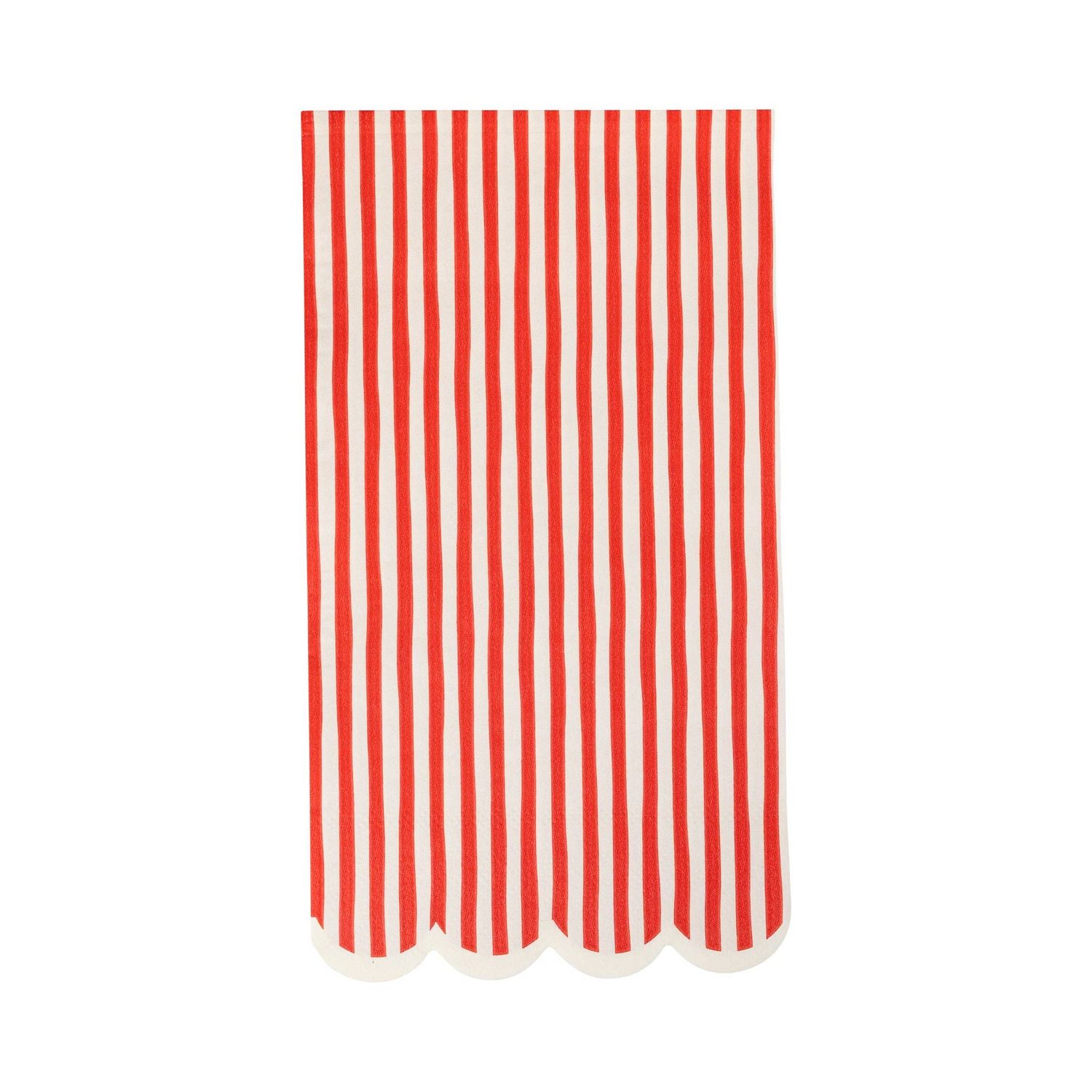 Red Striped Dinner Napkin