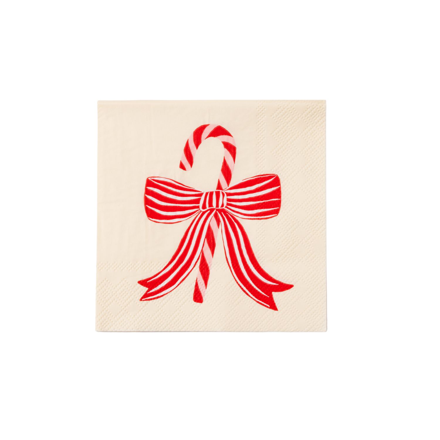 PEPPERMINT BOW COCKTAIL NAPKINS