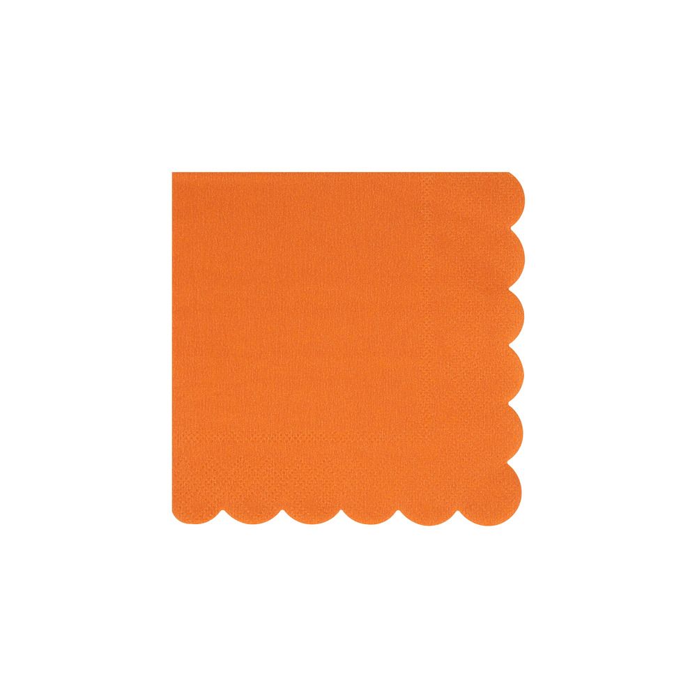 Pumpkin Orange Small Napkins