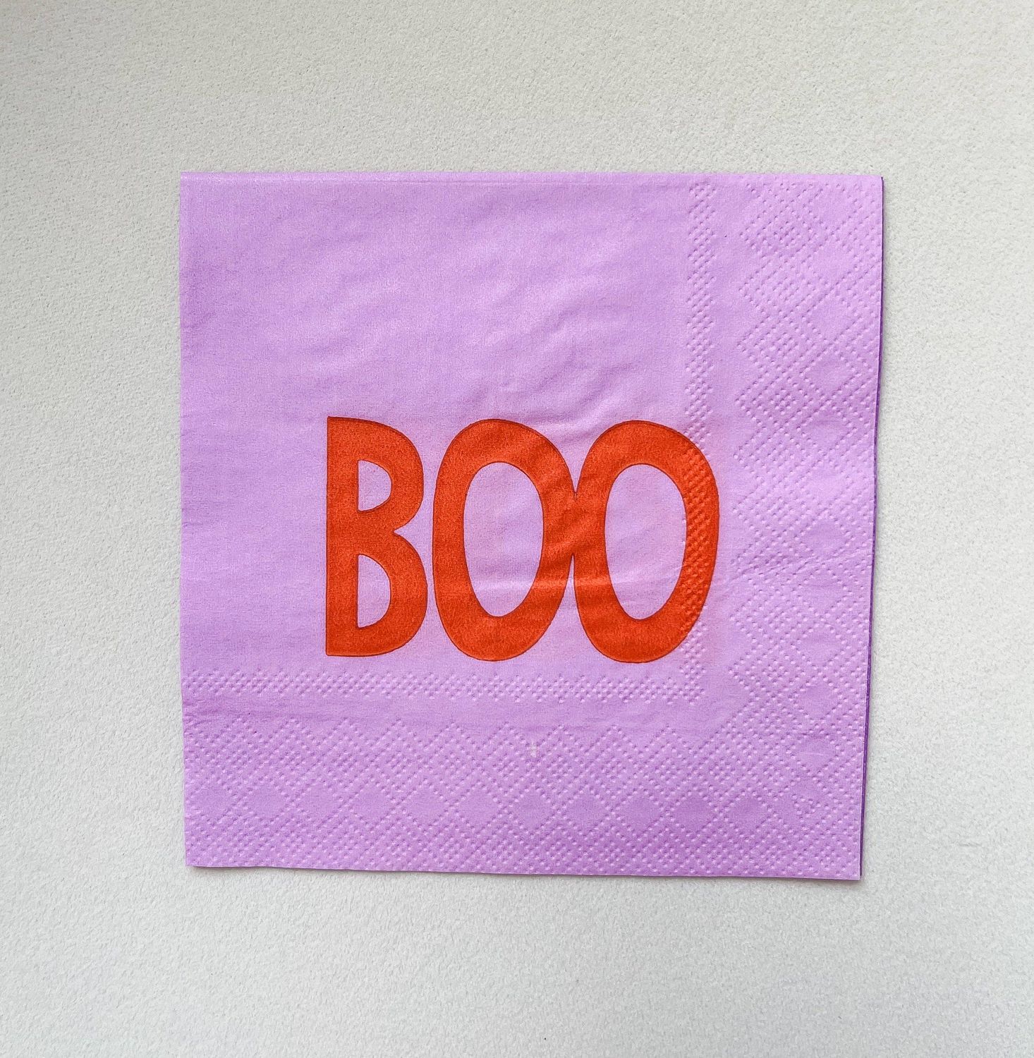 Small Boo Napkin