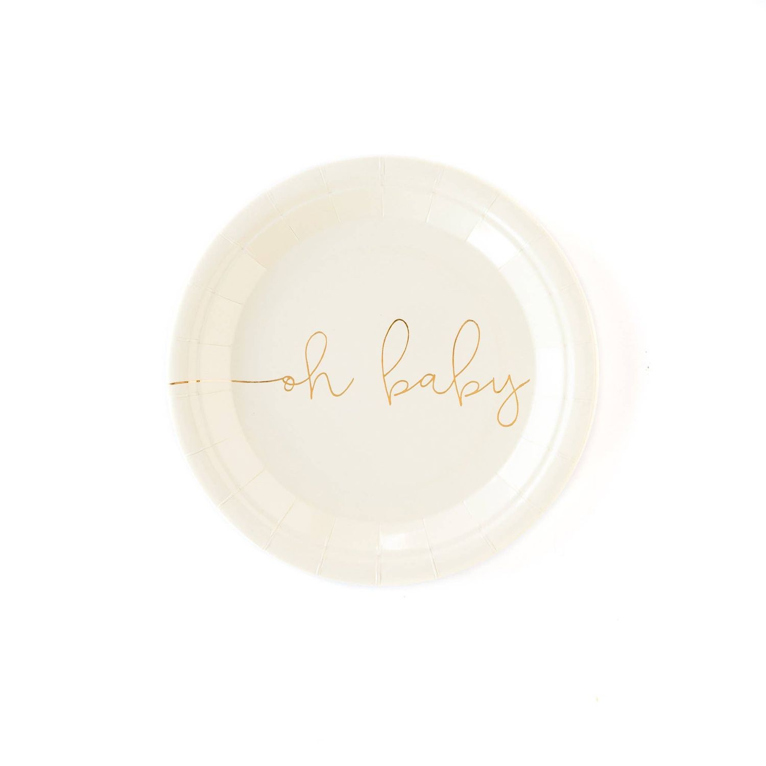 PGB743-Basic Oh Baby 7"  Plates 8ct