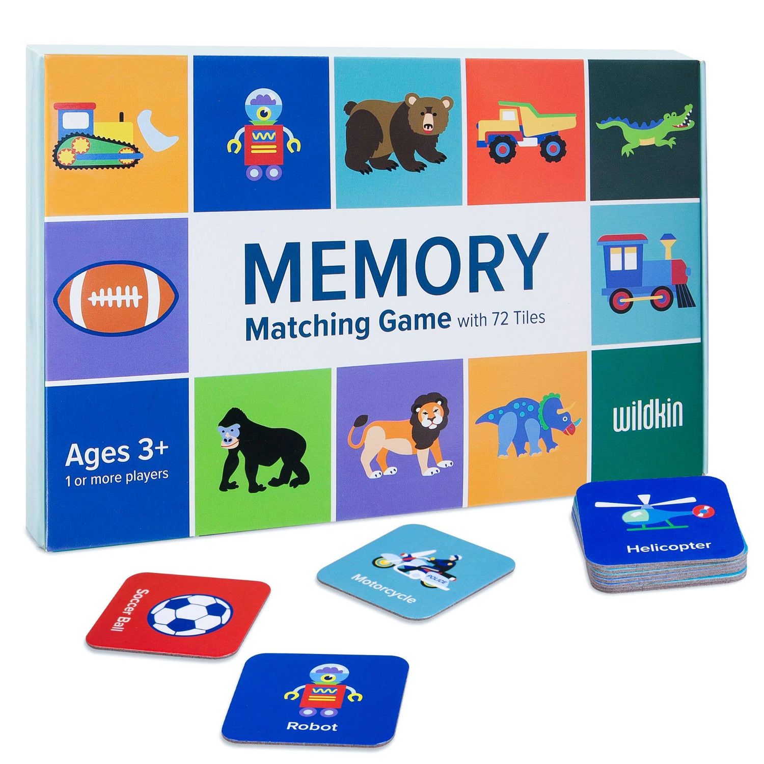 Memory Matching Game 72 pc - Boys
