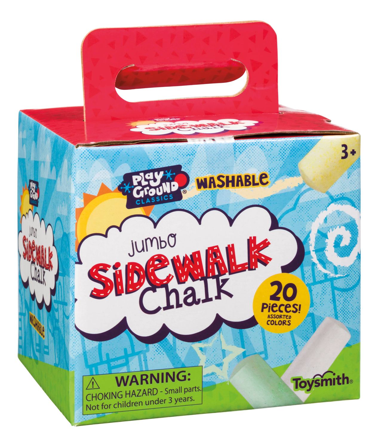 Jumbo Sidewalk Chalk, Assorted Colors