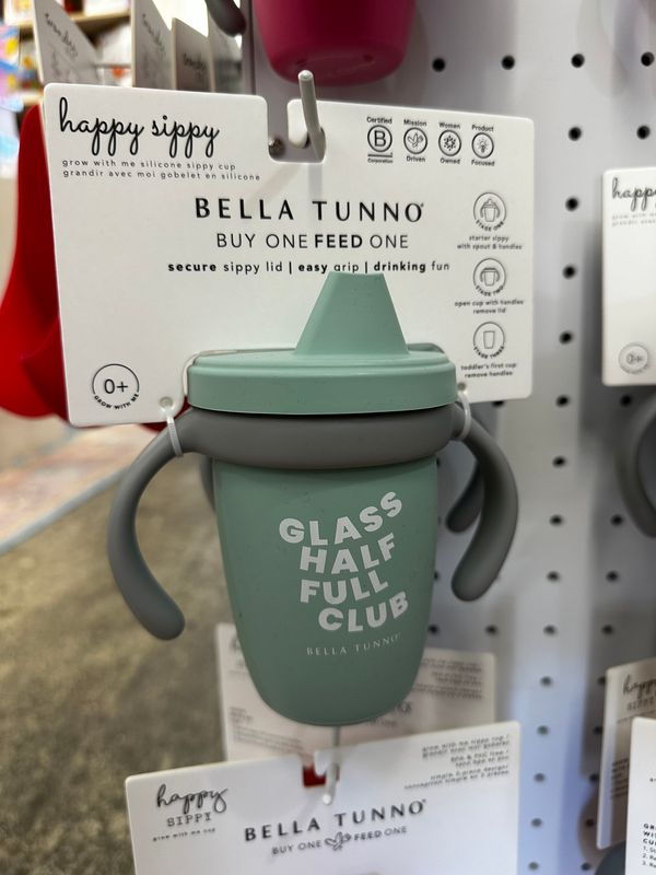 Glass Half Full Club Sippy Cup