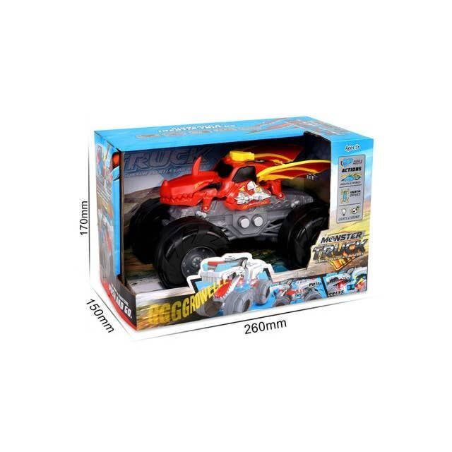 Monster Car with Lights and Sounds Effect Dragon