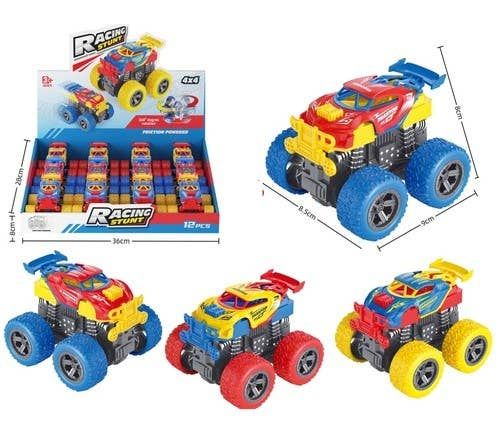 Monster Trucks Pull-Back Stunt Car