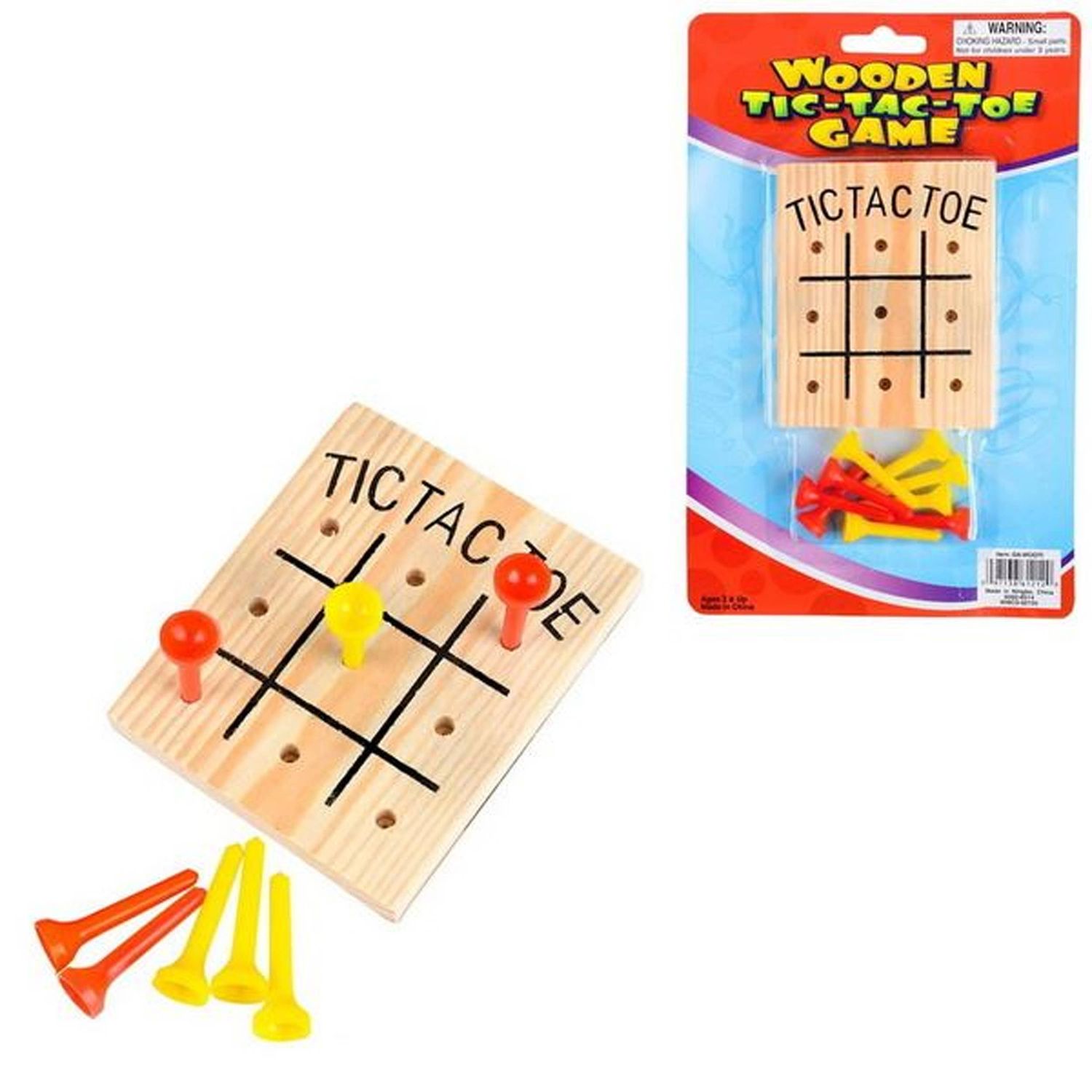 Tic Tac Toe Fidget Game Kids Toy-  In Bulk