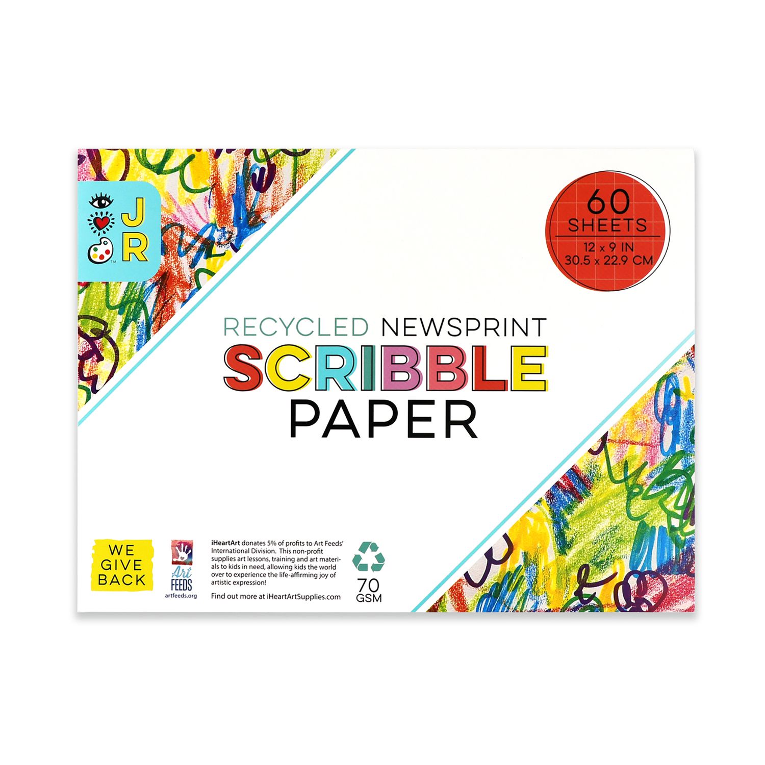 JR Recycled Newsprint Scribble Pad