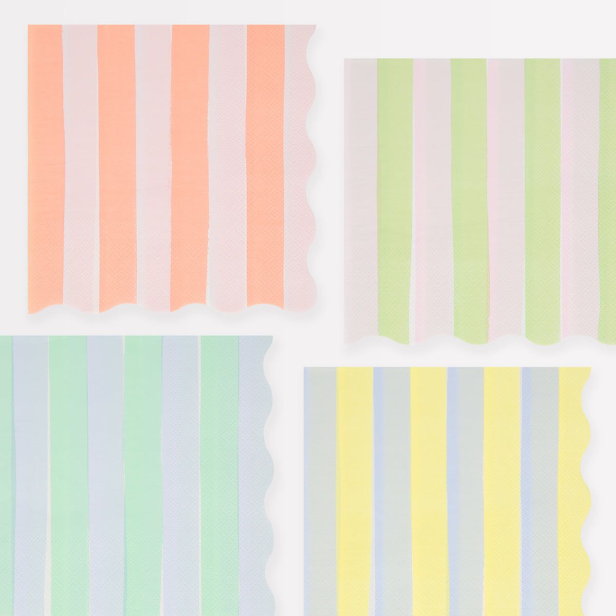 Pastel Stripe Large Napkins