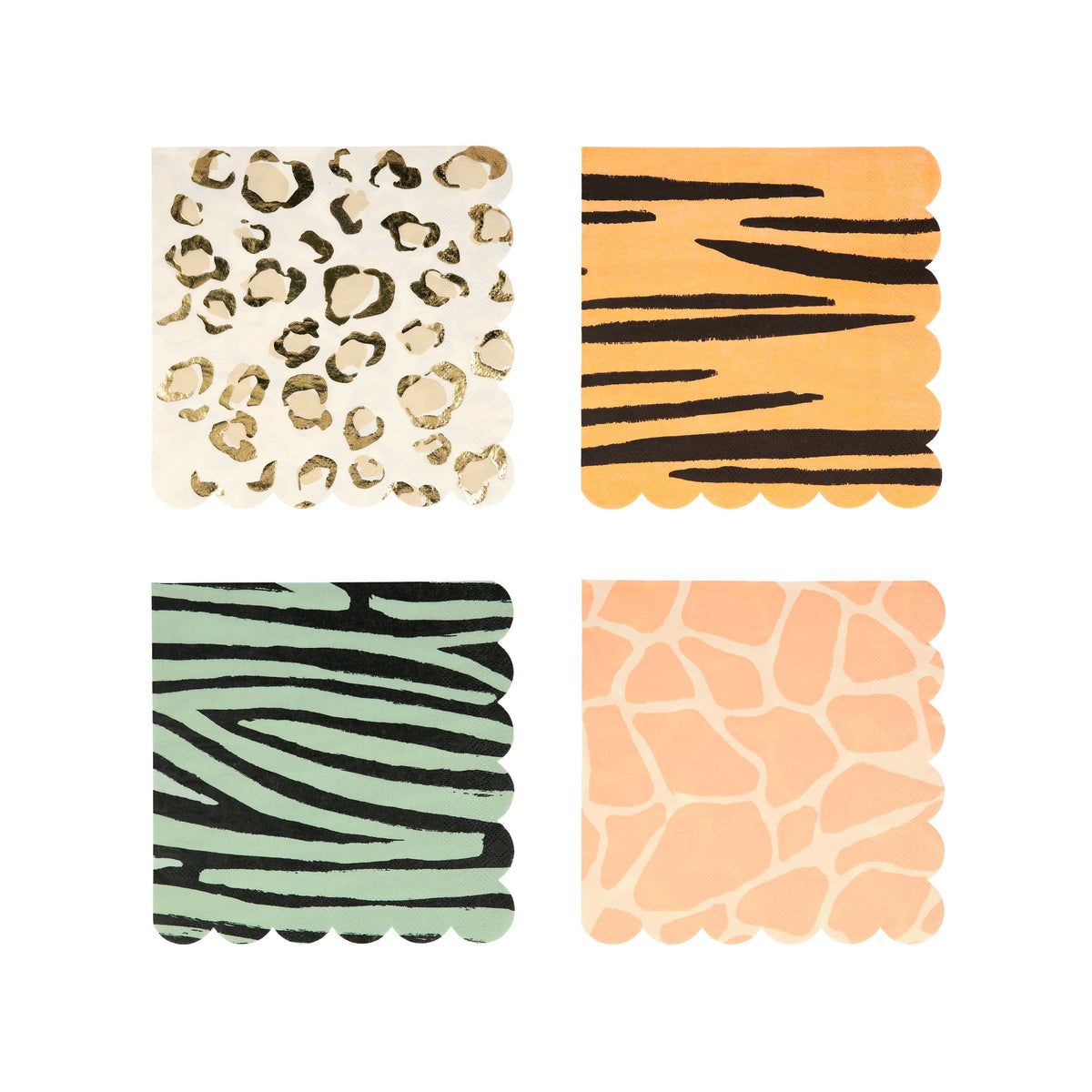 Safari Animals Large Napkins
