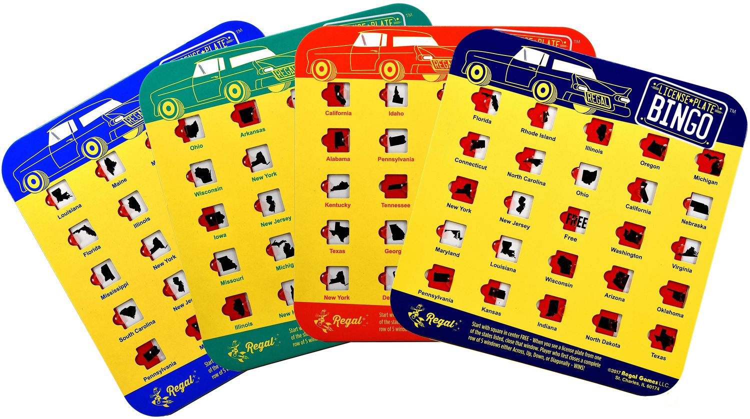 Travel Bingo License Plate 24 pc PDQ