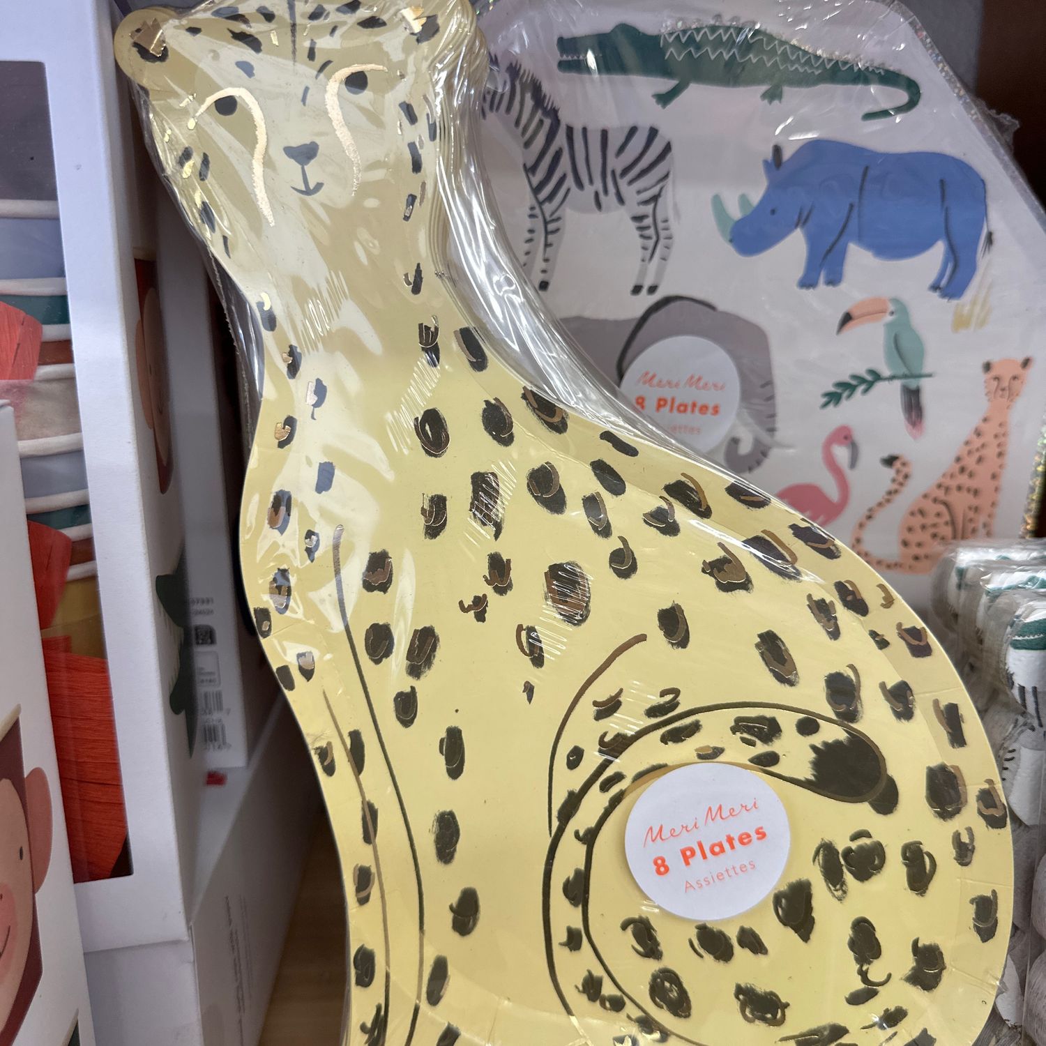 Safari Cheetah Plates