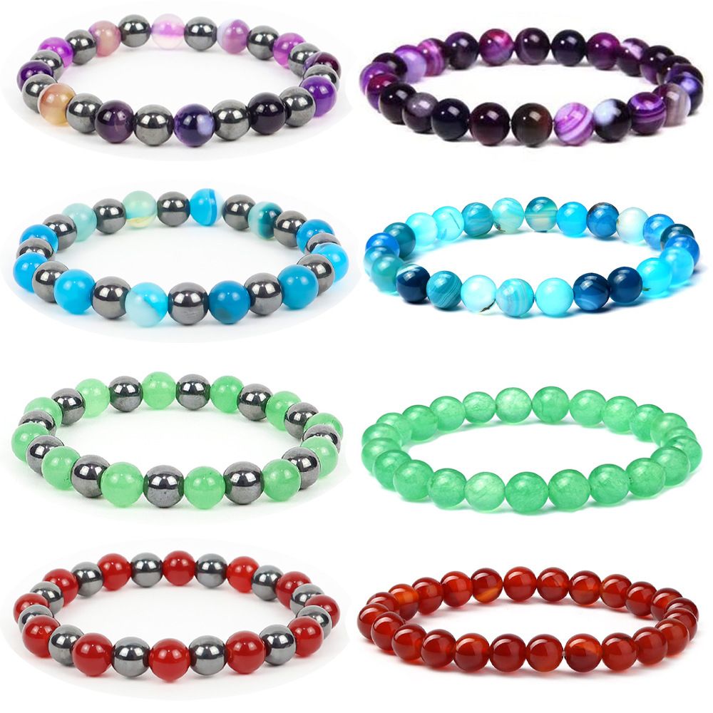 Bracelet Perlé Énergie &amp; Guérison – Pierre Naturelle