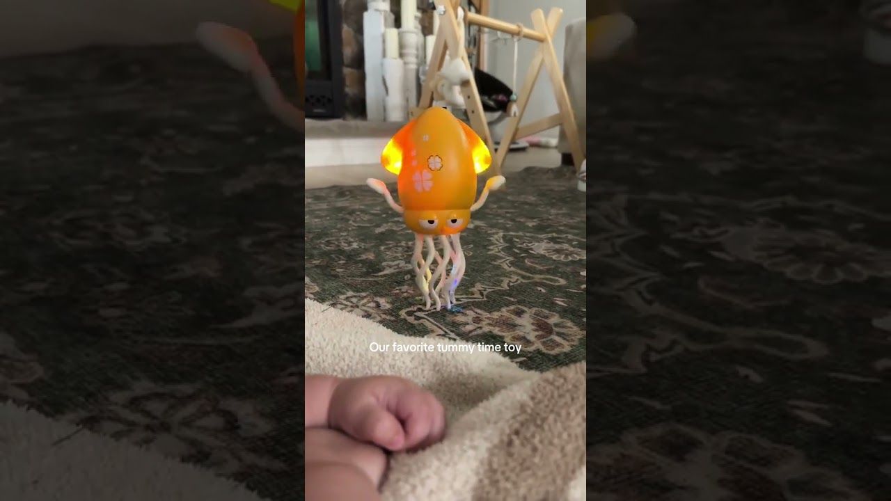 Jouet Poulpe Dansant Intelligent – Détection Obstacles, Lumières &amp; Musique – Jouet Interactif pour Enfants