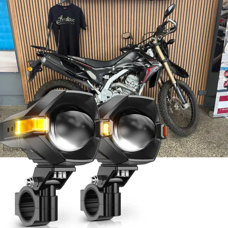 2020 Honda CRF250L Motorcycle LED Spotlight Light 3+5 Light Modes MT8 Series