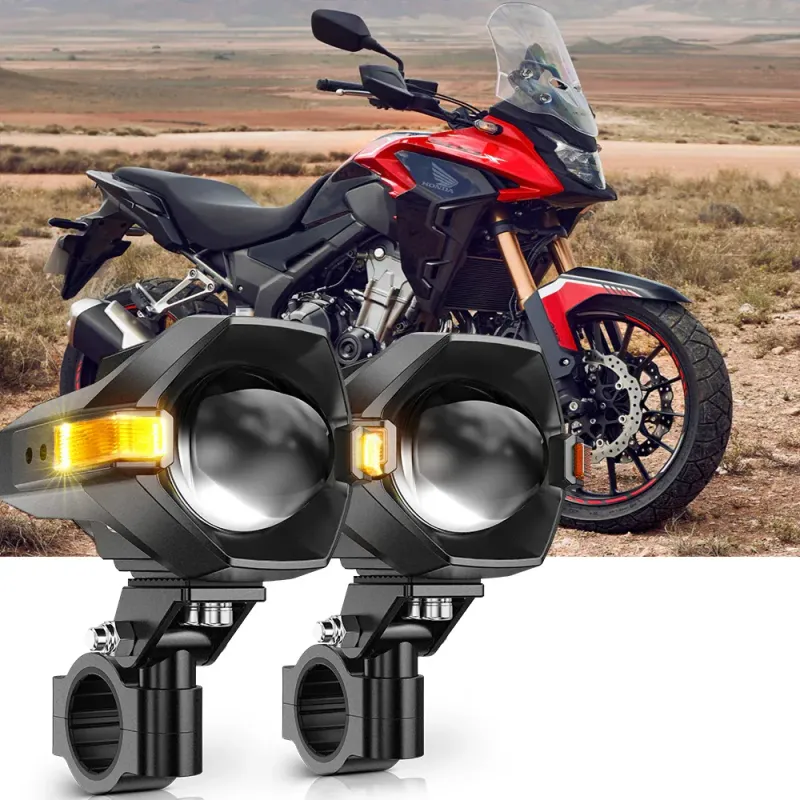 2022 Honda CB500X Motorcycle LED Spotlight Light 3+5 Light Modes MT8 Series