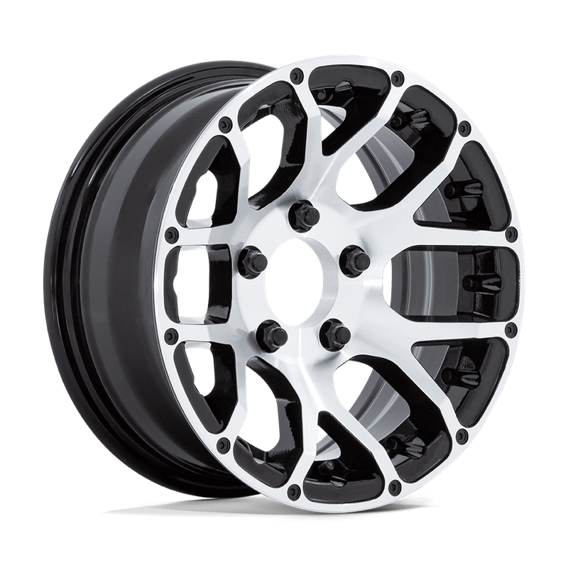 HE1825 14X6 5X4.5 -6 G-BLK-MCH (NO CAP)