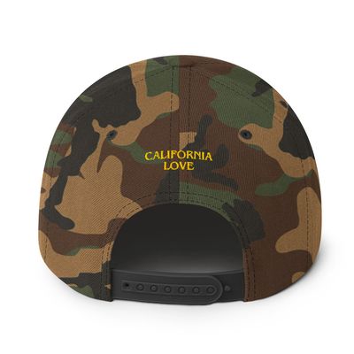 Embroidered Snapback Hat - California Love