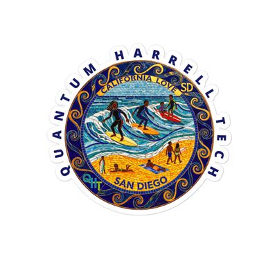 Bubble-free stickers - California Love