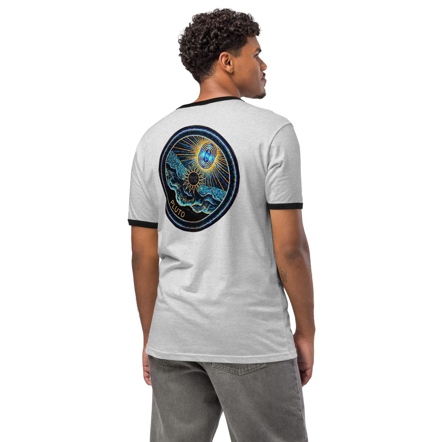 Unisex ringer t-shirt - QHT PLUTONIUM