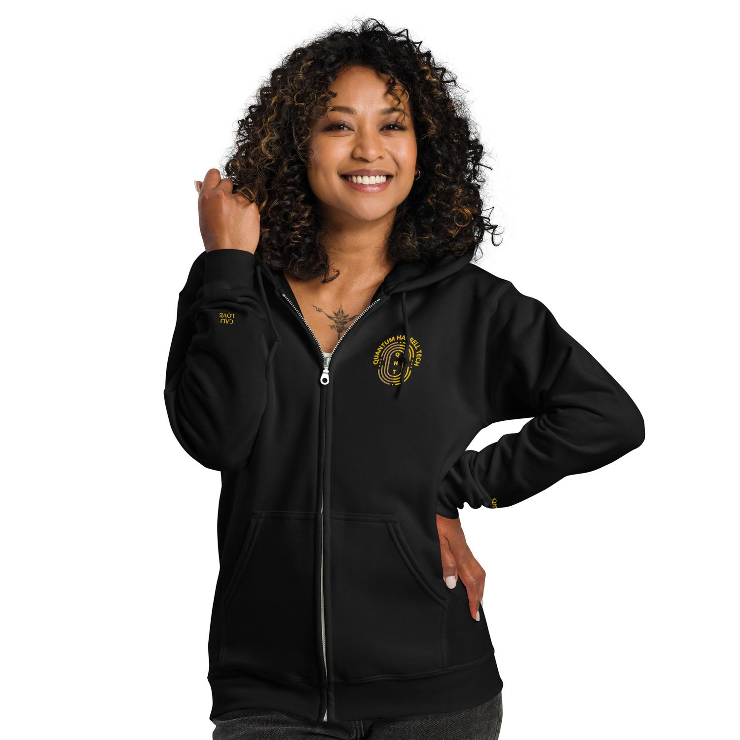 Unisex heavy blend zip hoodie - California Love