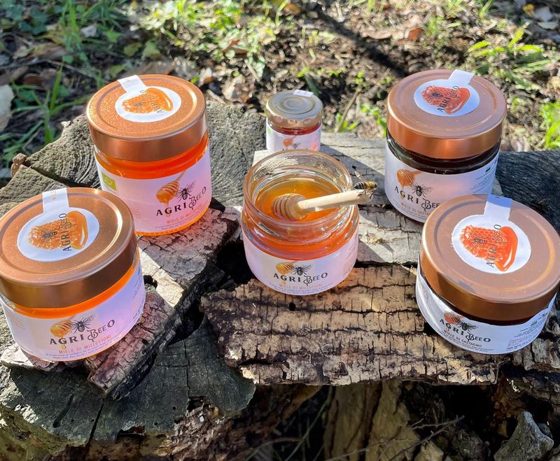 MIELE  DI  MILLEFIORI produzione biologica 100% prodotto in Italia 300G