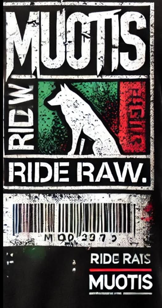 Sudadera ride raw
