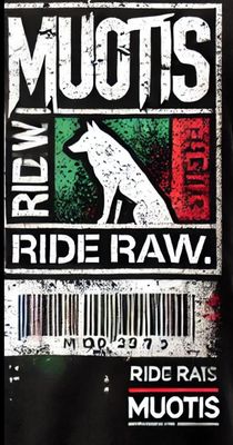 Sudadera ride raw