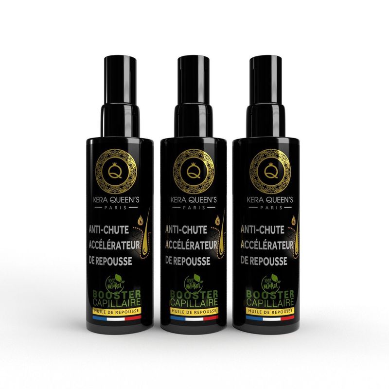 Booster Capillaire Anti-chute 3X100ml -KERA QUEEN'S