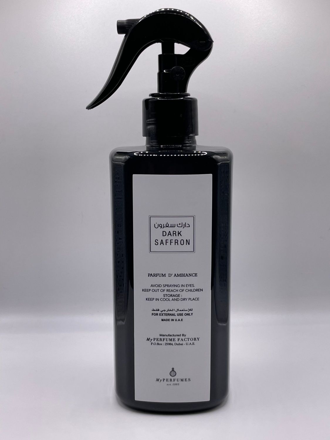 Dark Saffron spray désodorisant My Perfumes