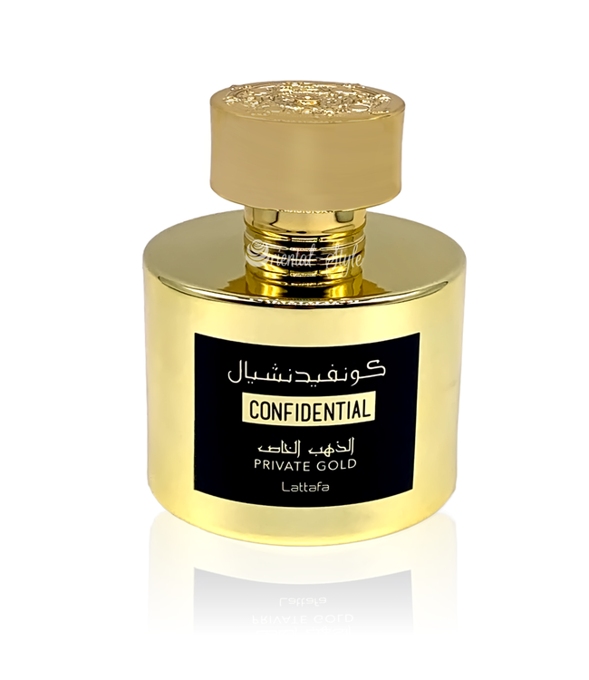 Parfum
Confidential Private Gold 100ml - LATTAFA PARFUM