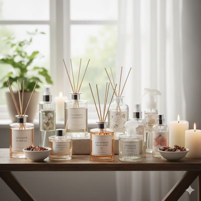 Sélection parfums d’intérieur multi-marques : sprays, bakhour, encens et diffuseurs