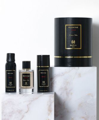 Parfum Protocole Maïssa Paris bergamote framboise rose vanille