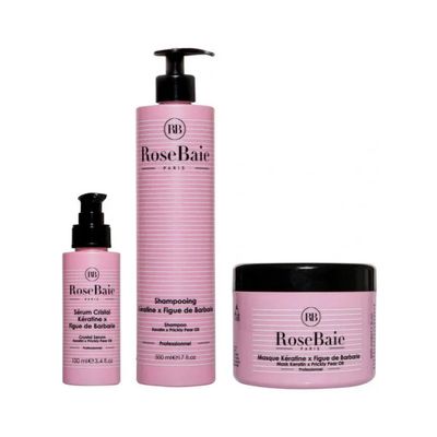 Trio soin capillaire figue de barbarie & kératine – Rose Baie
