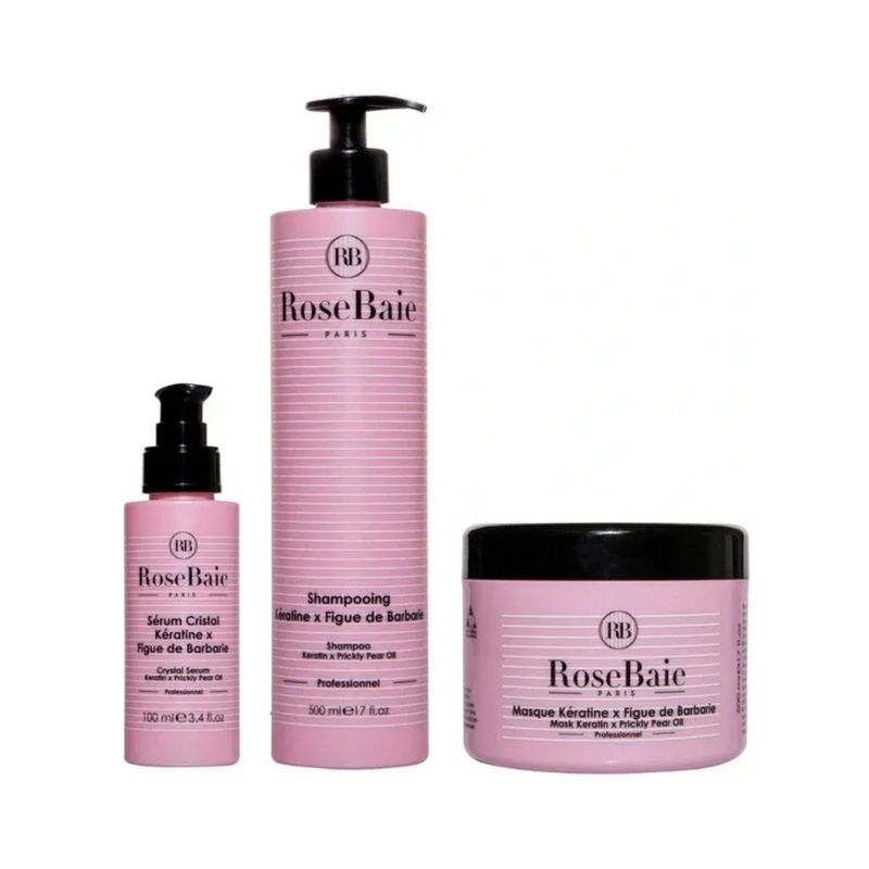 Trio figue de barbarie & kératine – Rose Baie