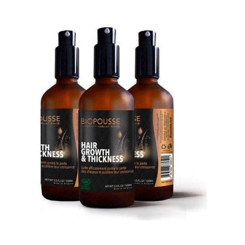 Pack 3 lotions repousse cheveux – Biopousse