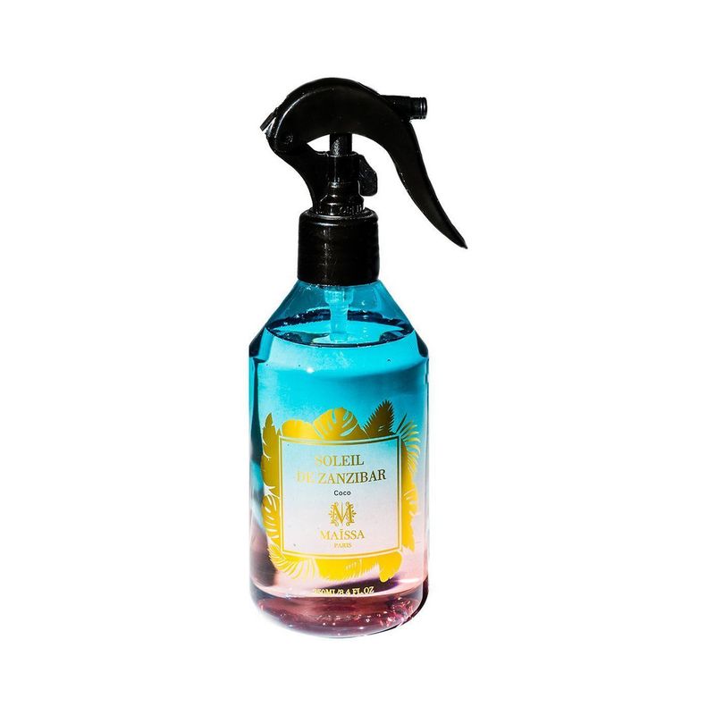 Spray maison & textile Soleil de Zanzibar Coco – Maison Maïssa 250 ml