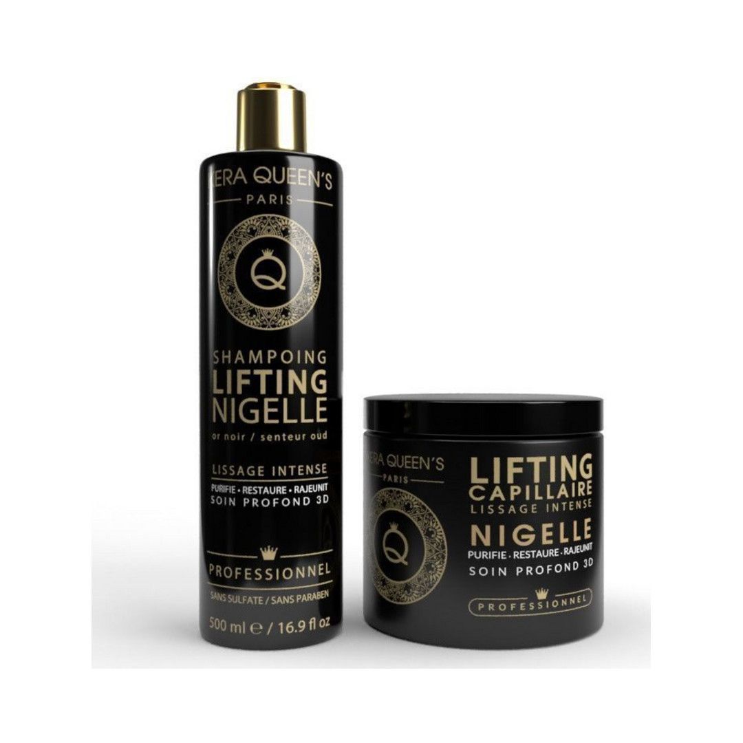 Duo lifting soin capillaire purifiant et restaurateur (nigelle) – Kera Queen’s