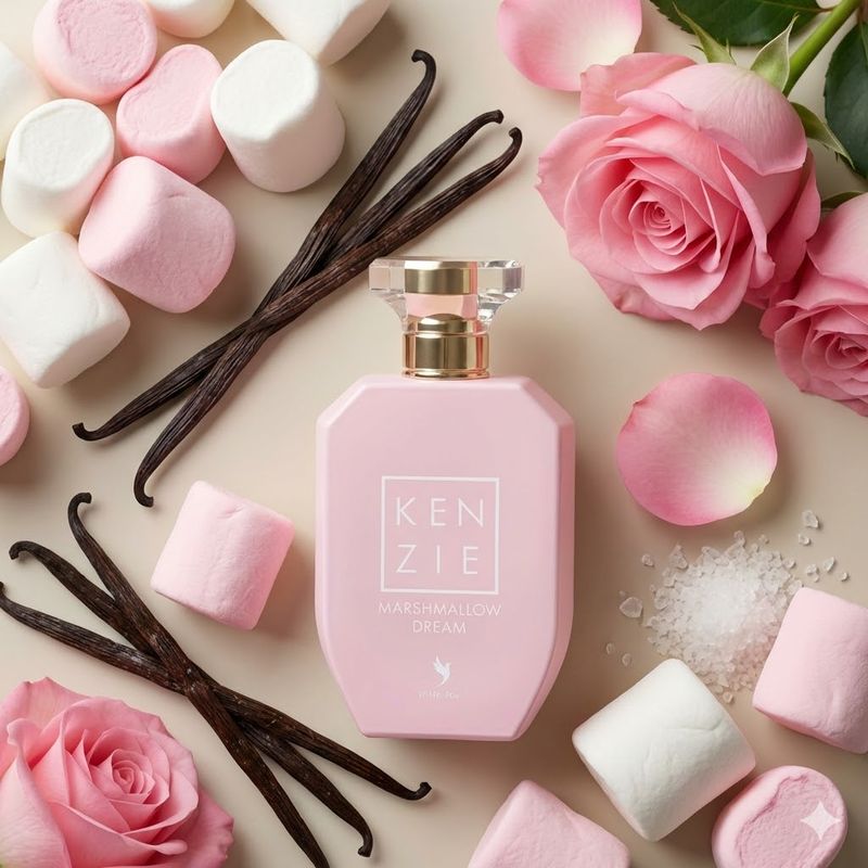 note olfactive du parfum Kenzie Marshmallow Dream Volaré 100ml