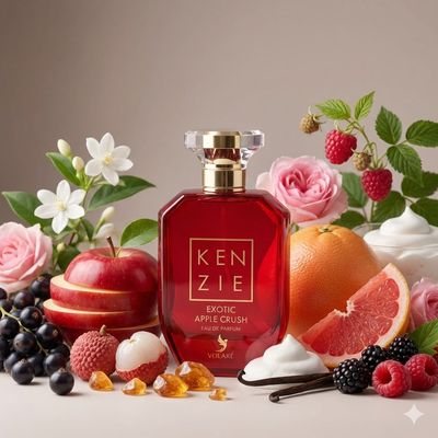 Notes olfactives Kenzie Exotic Apple Crush pomme cassis jasmin rose vanille musc ambre