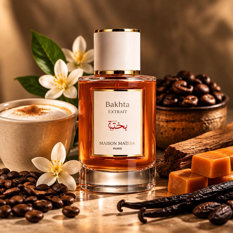 Bakhta Maison Maïssa notes café au lait fleur d'oranger caramel vanille