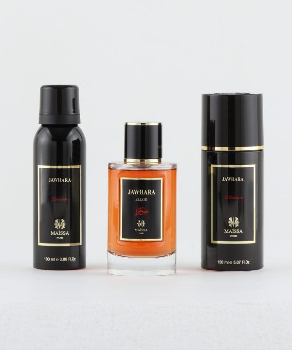 Coffret Jawhara Maïssa Paris – Parfum Mixte 100 ml + Déodorant + Gel Douche
