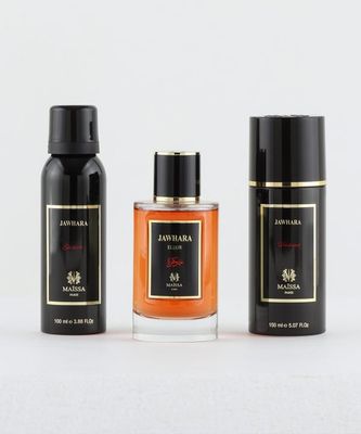 Coffret Jawhara – Maison Maïssa (parfum 100 ml + déodorant + gel douche)