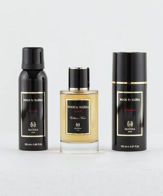 Coffret Wood by Maïssa – Maison Maïssa (parfum 100 ml + déodorant + gel douche) Coffret Wood by Maïssa Paris parfum 100 ml déodorant et gel douche