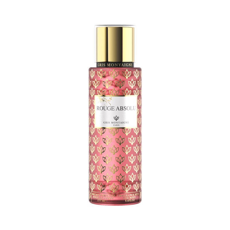 Brume parfumée Rouge Absolu Gris Montaigne, flacon 250 ml